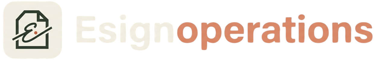 eSign Operations
